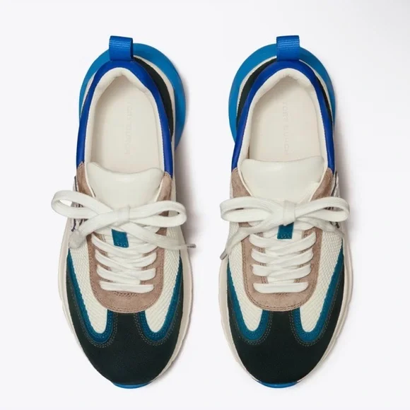 Tory Burch Good Luck Trainer Sneakers size 7.5 - Picture 3 of 9